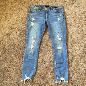 Express Ripped Ankle Leggings Size 8